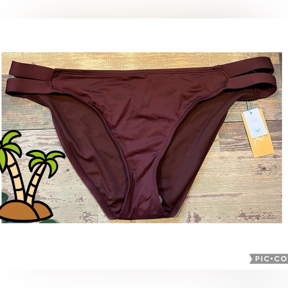 NWT Kona Sol Bikini bottom medium coverage hipster